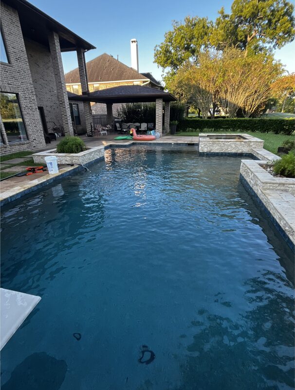 Crystal clear pool kept pristine in Westchase, FL by Neptune
